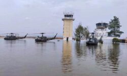 Κακοκαιρία Daniel: Μέσα στα νερά ελικόπτερα Χιούι – «Είναι ανενεργά» λέει σε ανακοίνωσή του το ΓΕΣ