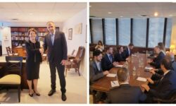 Τετ α τετ Γεραπετρίτη με την υπουργό Εξωτερικών του Κοσόβου στη Νέα Υόρκη