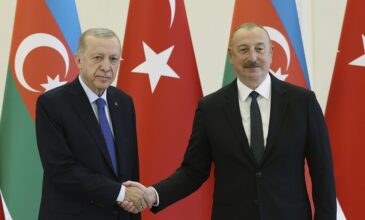 Συνάντηση Ερντογάν με τον πρόεδρο του Αζερμπαϊτζάν αύριο Δευτέρα
