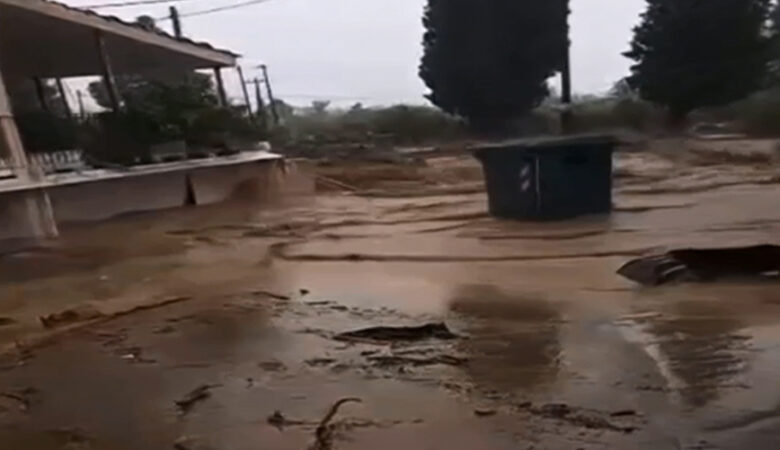 Κακοκαιρία Elias: Πολύ σοβαρά προβλήματα στην Εύβοια με κατολισθήσεις και πλημμυρισμένα σπίτια – Μήνυμα του 112 στο Μαντούδι