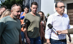 Στον Βόλο ο Στέφανος Κασσελάκης μαζί με τον Σωκράτη Φάμελλο