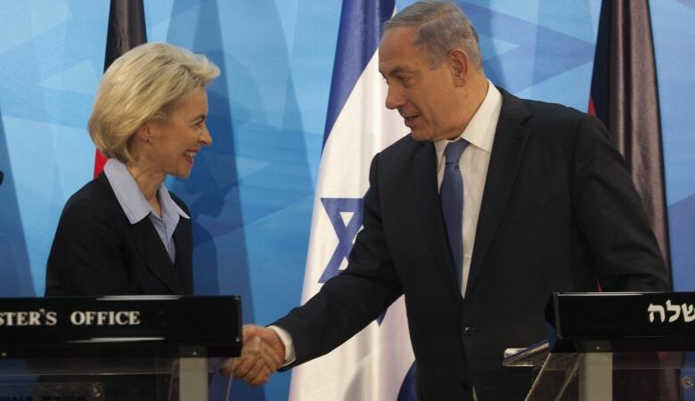 «Η Ευρώπη στέκεται στο πλευρό του Ισραήλ», είπε η Ούρσουλα φον ντερ Λάιεν στον Μπενιαμίν Νετανιάχου