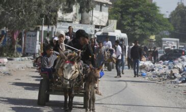 Πόλεμος στη Μέση Ανατολή: Δεκάδες χιλιάδες Παλαιστίνιοι εγκατέλειψαν τη Γάζα μετά το τελεσίγραφο του Ισραήλ