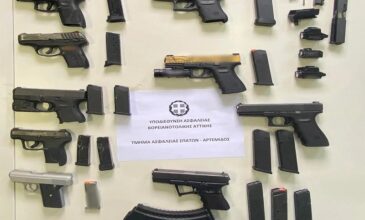 Συνελήφθη 22χρονος που είχε στην κατοχή του εννιά πιστόλια και πλαστές ταυτότητες