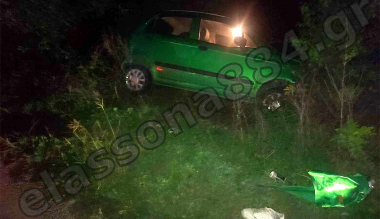 Τροχαίο δυστύχημα στην Ελασσόνα: Νεκρός νεαρός αναβάτης που έπεσε αυτοκίνητο πάνω του
