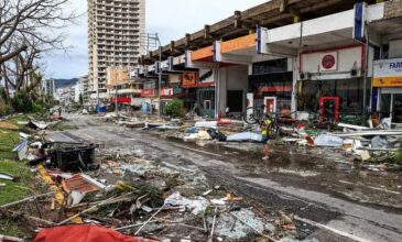 Μεξικό: O τυφώνας Ότις χτύπησε το Ακαπούλκο – 43 νεκροί και 36 αγνοούμενοι