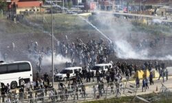 Τουρκία: Επεισόδια έξω από τη βάση του Ιντσιρλίκ σε συγκέντρωση διαμαρτυρίας για τη Γάζα
