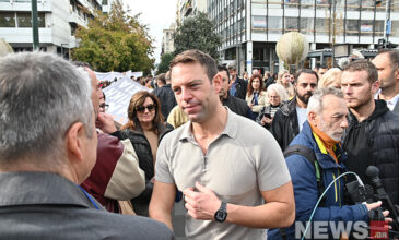 Ο Στέφανος Κασσελάκης έδωσε το «παρών» στην πορεία διαμαρτυρίας των αυτοαπασχολούμενων – Δείτε εικόνες του News