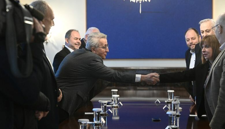 Η Πρόεδρος της Δημοκρατίας συναντήθηκε με τον πρόεδρο και αντιπροσωπεία της ΓΣΕΕ
