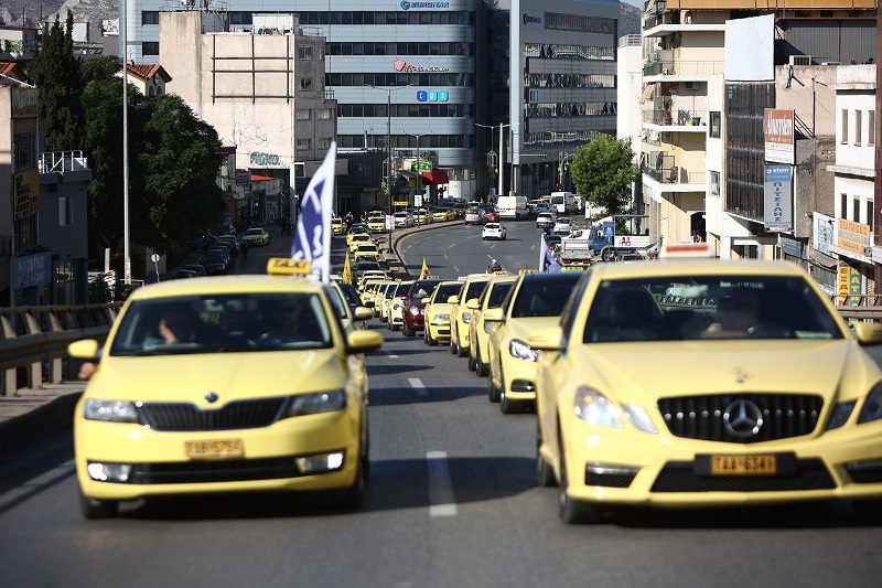 Νέα 48ωρη απεργία πραγματοποιούν τα ταξί την επόμενη εβδομάδα
