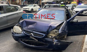 Θεσσαλονίκη: Καραμπόλα τριών οχημάτων – Νεκρός 60χρονος οδηγός που υπέστη ανακοπή καρδιάς στο τιμόνι