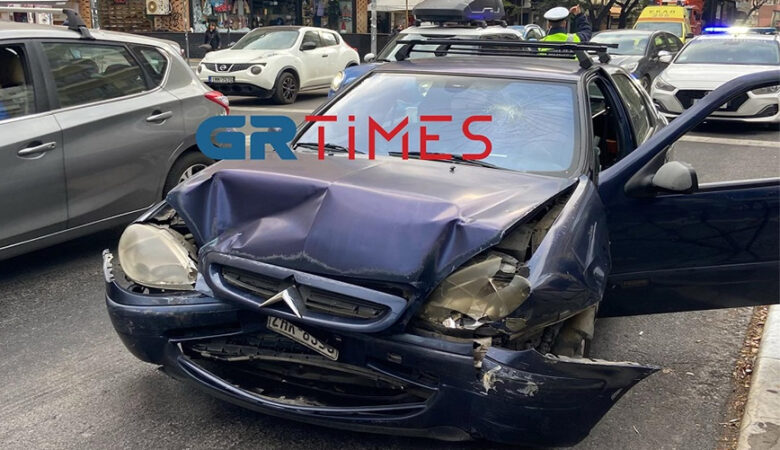 Θεσσαλονίκη: Καραμπόλα τριών οχημάτων – Νεκρός 60χρονος οδηγός που υπέστη ανακοπή καρδιάς στο τιμόνι