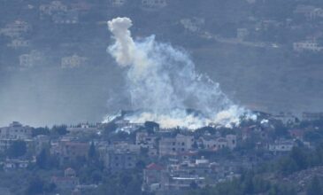 Ο ισραηλινός στρατός έπληξε αποθήκες όπλων της Χεζμπολάχ στον Λίβανο