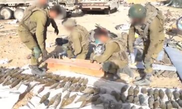 Ισραήλ: «Μία από τις μεγαλύτερες αποθήκες όπλων» υποστηρίζει ότι ανακάλυψε ο στρατός στη Λωρίδα της Γάζας – Δείτε βίντεο
