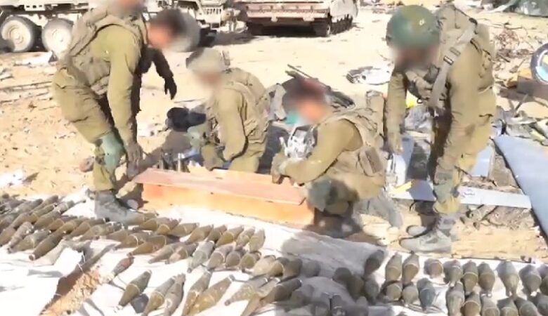 Ισραήλ: «Μία από τις μεγαλύτερες αποθήκες όπλων» υποστηρίζει ότι ανακάλυψε ο στρατός στη Λωρίδα της Γάζας – Δείτε βίντεο