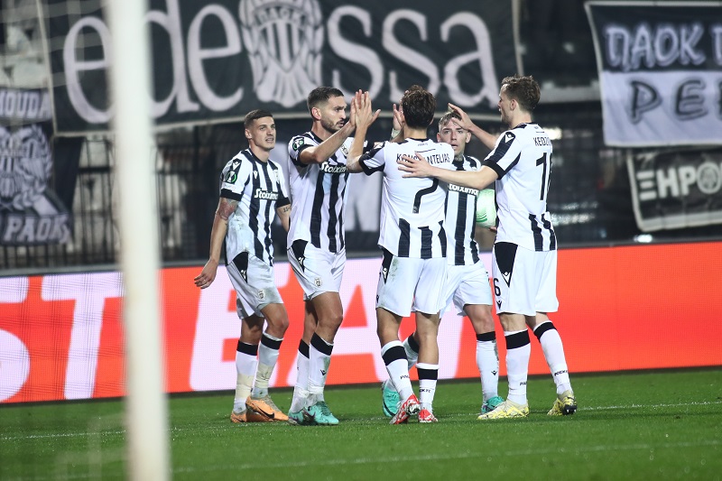 Conference League: Θριαμβευτικά με τεσσάρα επί της Ελσίνκι ο ΠΑΟΚ στους «16»