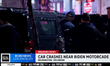 Αυτοκίνητο έπεσε πάνω σε SUV της οχηματοπομπής του Τζο Μπάιντεν – Φυγαδεύτηκε ο πρόεδρος των ΗΠΑ