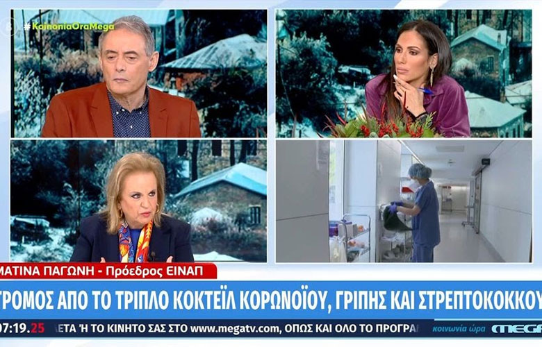 Παγώνη για έξαρση κορονοϊού, γρίπης και στρεπτόκοκκου: «Χρειάζεται πολύ προσοχή»