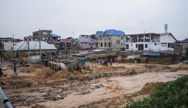 Τουλάχιστον 25 νεκροί από τις καταρρακτώδεις βροχοπτώσεις στη Λαϊκή Δημοκρατία του Κονγκό