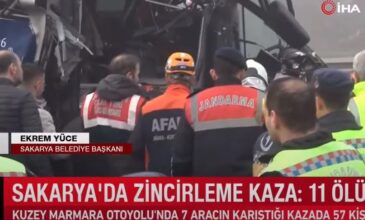 Τουρκία: Καραμπόλα επτά οχημάτων με 11 νεκρούς και 57 τραυματίες
