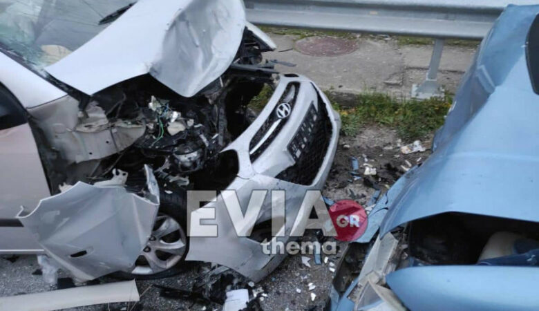 Τροχαίο στο Βασιλικό Ευβοίας το πρωί της Πρωτοχρονιάς – Απεγκλωβίστηκαν δύο τραυματίες