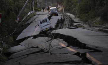 Ισχυρός σεισμός συγκλόνισε την Ιαπωνία: Στους 62 ανήλθε ο αριθμός των νεκρών – Η γη μετατοπίστηκε 1,3 μέτρα δυτικά
