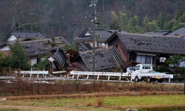 Σεισμός στην Ιαπωνία: Τουλάχιστον 161 οι νεκροί, αγνοούνται άλλοι 103 άνθρωποι