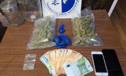 Συνελήφθη 33χρονος για κατοχή και διακίνηση ακατέργαστης κάνναβης στον Κολωνό
