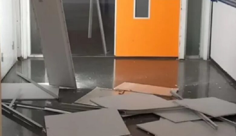Σοβαρό ατύχημα στο νοσοκομείο του Ρίου – Κατέρρευσε οροφή μέσα σε κλινική