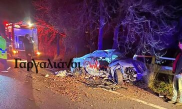 Τροχαίο δυστύχημα στην εθνική οδό Κυπαρισσίας – Φιλιατρών: Νεκρός 23χρονος και δύο σοβαρά τραυματίες 15 και 31 ετών