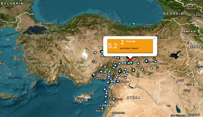 Σεισμός 5,2 Ρίχτερ στην ανατολική επαρχία της Τουρκίας Μαλάτια