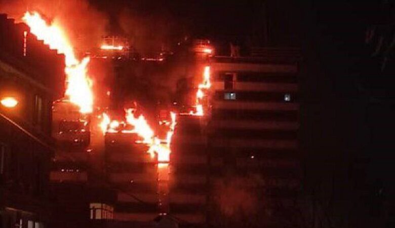 Μεγάλη φωτιά ξέσπασε στο νοσοκομείο «Γκάντι» στην Τεχεράνη – Δείτε βίντεο