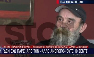 Κώστας Πολυχρονόπουλος: «Ούτε 10 σεντς δεν έχω πάρει από τον “Άλλο άνθρωπο” -Δεν έχω περιουσιακά στοιχεία, ούτε καν… παπάκι»