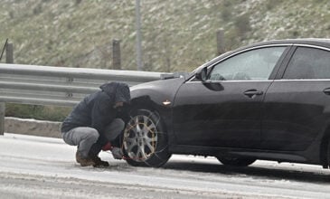 Απαραίτητες οι αντιολισθητικές αλυσίδες σε όλα τα οχήματα – Οδηγίες της Πολιτικής Προστασίας ενόψει την κακοκαιρίας