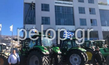 Στην Περιφέρεια Δυτικής Ελλάδας οι αγρότες της Αχαΐας – Έκλεισαν συμβολικά την εθνική οδό