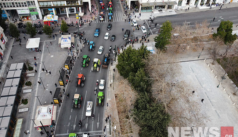 Στην Αθήνα τα πρώτα τρακτέρ των αγροτών – Σύσταση της ΕΛ.ΑΣ. στους οδηγούς να αποφύγουν το κέντρο