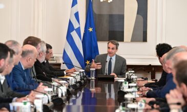 Μητσοτάκης: «Η δύσκολη δουλειά τώρα ξεκινά» τόνισε στη συνάντηση με θεσμικούς φορείς της Θεσσαλίας