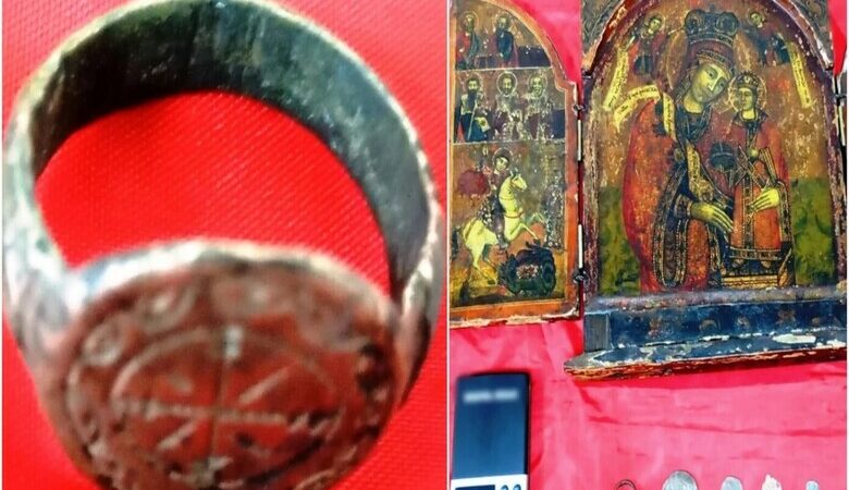 Συνελήφθη 35χρονος αρχαιοκάπηλος στη Θεσσαλονίκη – Βρέθηκε στην κατοχή του δαχτυλίδι με διάκοσμο βυζαντινής εποχής