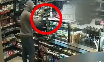 Βίντεο ντοκουμέντο ένοπλης ληστείας σε κατάστημα καφέ στη Θεσσαλονίκη