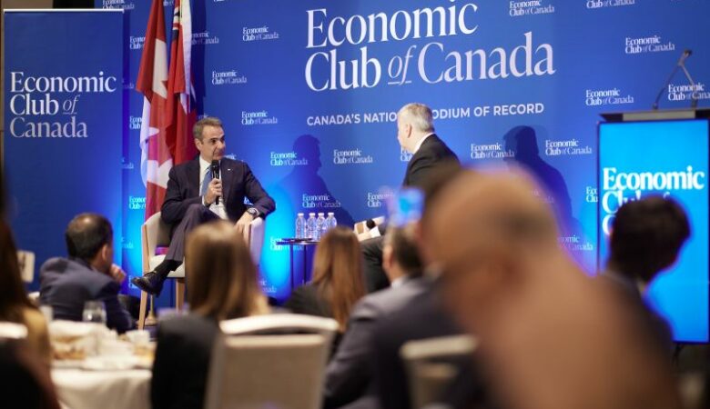 Μητσοτάκης στο Economic Club Canada: Η κυβέρνηση κατάφερε να καταστήσει τη χώρα ελκυστικό επενδυτικό προορισμό