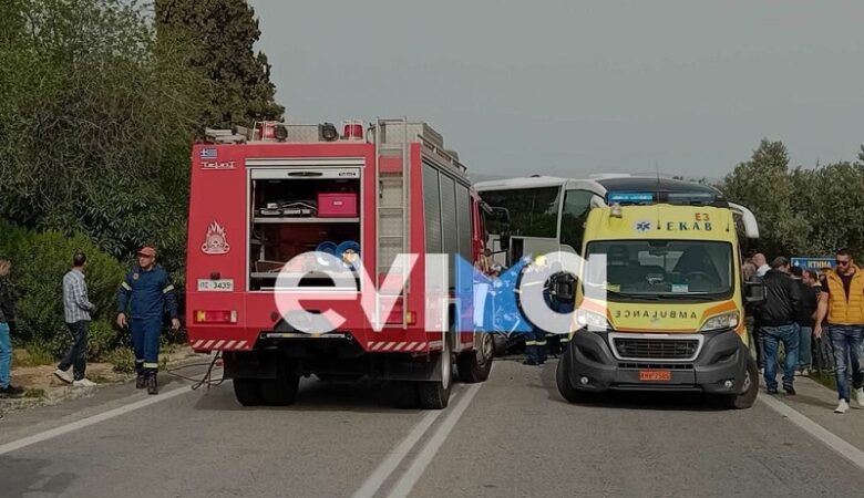 Θανατηφόρο τροχαίο στην Εύβοια: Νεκρός σε σύγκρουση λεωφορείου του ΚΤΕΛ με Ι.Χ. αυτοκίνητο