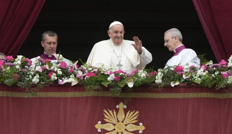 Νέα έκκληση υπέρ της ειρήνης στο μήνυμα του πάπα Φραγκίσκου για το Καθολικό Πάσχα