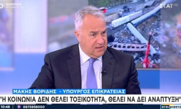 Μάκης Βορίδης: Η Δικαιοσύνη θα δώσει όλες τις απαντήσεις για την τραγωδία των Τεμπών