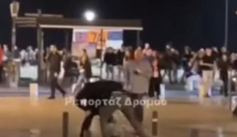 Βίντεο ντοκουμέντο της άγριας επίθεσης σε νεαρό στην πλατεία Αριστοτέλους στη Θεσσαλονίκη