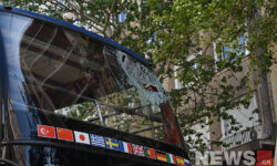 Ανακοίνωση της ΟΣΥ για το ατύχημα με το τουριστικό λεωφορείο στην οδό Πανεπιστημίου