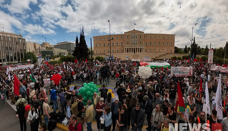 Απεργία Πρωτομαγιάς: Σε εξέλιξη τα συλλαλητήρια στο κέντρο της Αθήνας – Δείτε φωτογραφίες του News