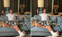 Ατύχημα με τραυματισμό στο πόδι για τον Γιώργο Μαζωνάκη