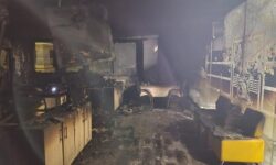 Σε εμπρησμό αποδίδεται η φωτιά στο «Κλεάνθης Βικελίδης» – Δείτε φωτογραφίες
