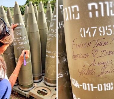 Η Νίκι Χέιλι έγραψε «αποτελειώστε τους» σε ισραηλινή οβίδα – Δείτε φωτογραφίες