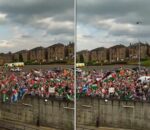 Διαδήλωση στο Hampden Park της Γλασκώβης υπέρ της Παλαιστίνης σε ματς των εθνικών Γυναικών Σκωτίας και Ισραήλ